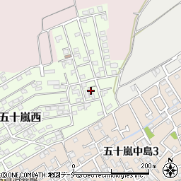 新潟県新潟市西区五十嵐西8-15周辺の地図