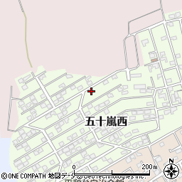 新潟県新潟市西区五十嵐西16-17周辺の地図
