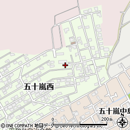 新潟県新潟市西区五十嵐西15-6周辺の地図