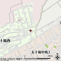 新潟県新潟市西区五十嵐西1-13周辺の地図
