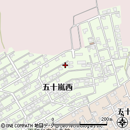 新潟県新潟市西区五十嵐西15-35周辺の地図
