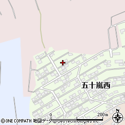 新潟県新潟市西区五十嵐西18-10周辺の地図