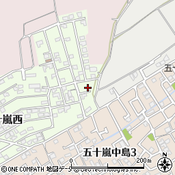 新潟県新潟市西区五十嵐西1-12周辺の地図