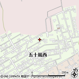 新潟県新潟市西区五十嵐西16-4周辺の地図