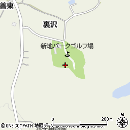 福島県新地町（相馬郡）駒ケ嶺（裏沢）周辺の地図