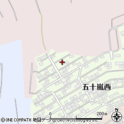 新潟県新潟市西区五十嵐西18-17周辺の地図
