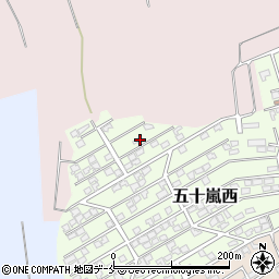新潟県新潟市西区五十嵐西18-8周辺の地図
