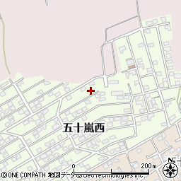 新潟県新潟市西区五十嵐西16-3周辺の地図