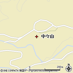 新潟県新発田市中々山642周辺の地図