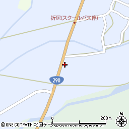 新潟県阿賀野市折居77-1周辺の地図