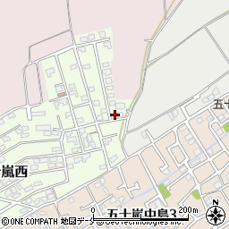 新潟県新潟市西区五十嵐西2-9周辺の地図