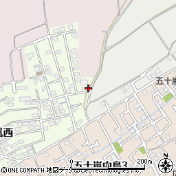 新潟県新潟市西区五十嵐西2-5周辺の地図