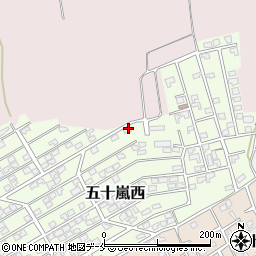新潟県新潟市西区五十嵐西16-25周辺の地図