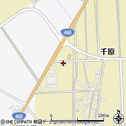 新潟県阿賀野市千原245周辺の地図