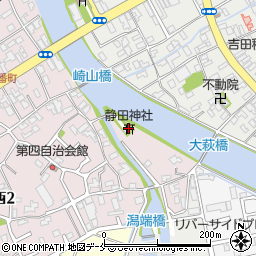 静田神社周辺の地図