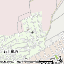 新潟県新潟市西区五十嵐西4-6周辺の地図
