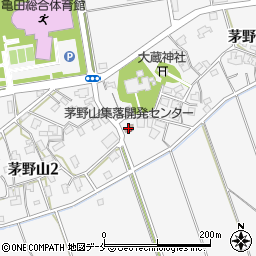 茅野山集落開発センター周辺の地図