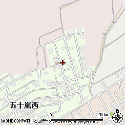新潟県新潟市西区五十嵐西4-8周辺の地図
