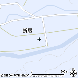 新潟県阿賀野市折居1814周辺の地図
