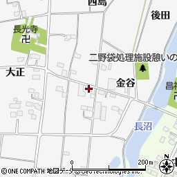 福島県伊達市梁川町二野袋志津7周辺の地図