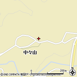 新潟県新発田市中々山564周辺の地図