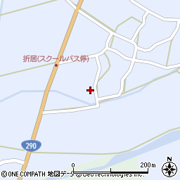 新潟県阿賀野市折居243周辺の地図