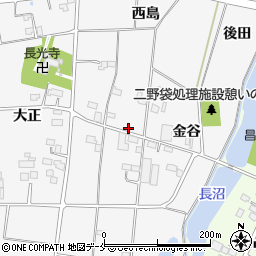 福島県伊達市梁川町二野袋志津23-1周辺の地図