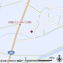 新潟県阿賀野市折居259周辺の地図
