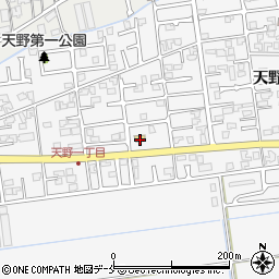 ファミリーマート新潟天野店周辺の地図