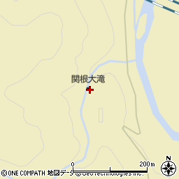 関根大滝周辺の地図
