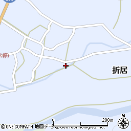 新潟県阿賀野市折居287周辺の地図