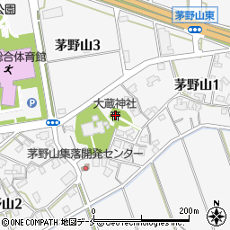 大蔵神社周辺の地図
