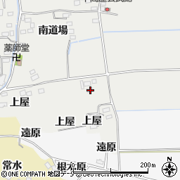 福島県伊達郡桑折町谷地上屋30-3周辺の地図