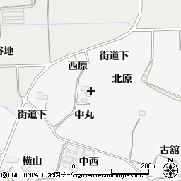 福島県伊達郡桑折町下郡中丸9周辺の地図