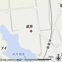 福島県相馬郡新地町今泉武井周辺の地図