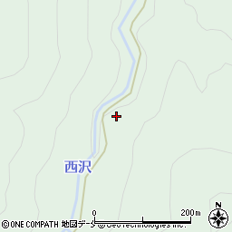 西沢周辺の地図