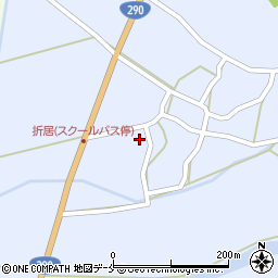 新潟県阿賀野市折居256周辺の地図