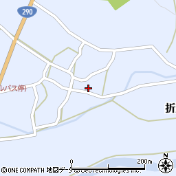 新潟県阿賀野市折居323周辺の地図