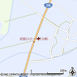 新潟県阿賀野市折居345周辺の地図
