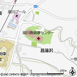 梁川寿　健康センター周辺の地図
