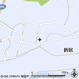新潟県阿賀野市折居293周辺の地図
