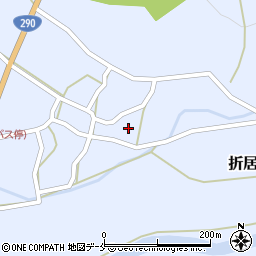 新潟県阿賀野市折居296周辺の地図