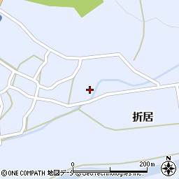 新潟県阿賀野市折居291周辺の地図