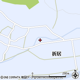 新潟県阿賀野市折居790周辺の地図