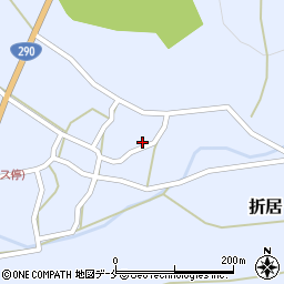 新潟県阿賀野市折居321-2周辺の地図