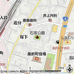 石塚公園周辺の地図