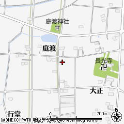 福島県伊達市梁川町二野袋庭渡周辺の地図