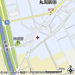 新潟県新潟市江南区丸潟新田35周辺の地図