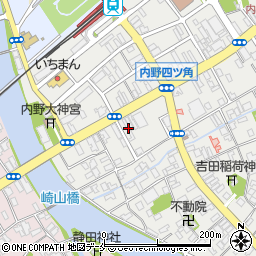 新潟県新潟市西区内野町1077周辺の地図