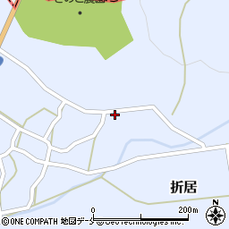新潟県阿賀野市折居306周辺の地図